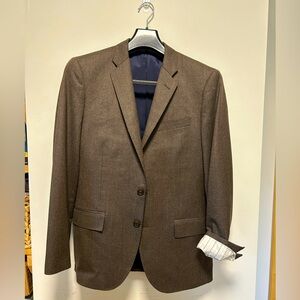 Men’s Brown J.Crew Ludlow 100% wool suit, Pant: 31x32, Jacket: 38S